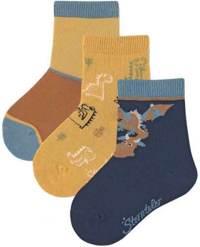 Комплект детски чорапи Sterntaler - За момче, 17/18 размер, 6-12 месеца, 3 чифта - 2
