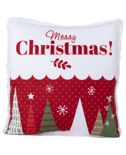 Коледна възглавничка с елхички Амек Тойс - Merry Christmas - 1
