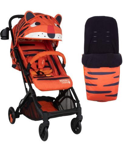 Комплект детска количка и чувалче Cosatto - Woosh 3, Tomkin Tiger - 1
