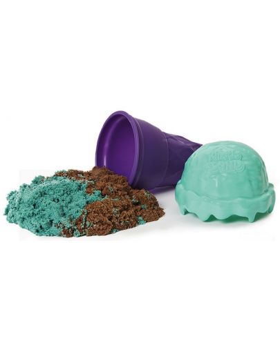 Комплект Spin Master Kinetic Sand - Сладолед с кинетичен пясък, шоколад и мента - 2