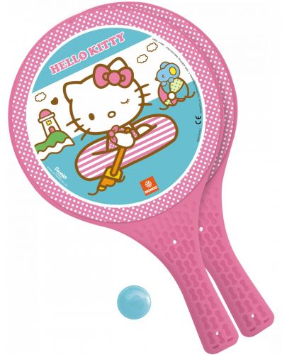 Комплект за тенис на маса Mondo - Hello Kitty, хилки и топче, Асортимент - 1