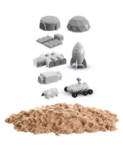 Комплект с кинетичен пясък Art Craft - Марс - 2