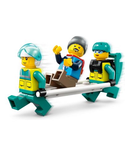 Конструктор LEGO City - Спасителен хеликоптер за спешна помощ (60405) - 7