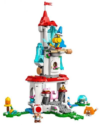 Допълнение LEGO Super Mario - Котешки костюм и замръзналата кула (71407) - 2