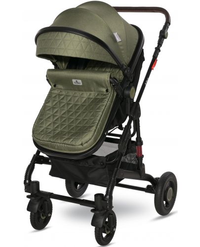 Комбинирана детска количка Lorelli - Alba Premium Set, Loden Green - 8