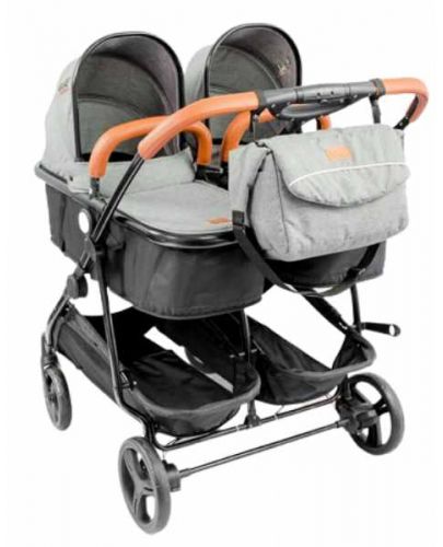 Комбинирана количка за близнаци 2 в 1 Baby Giggle - Duet Practik - 1