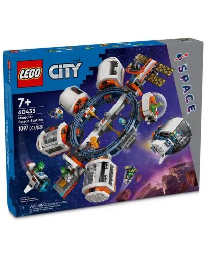 Конструктор LEGO City - Модулна космическа станция (60433) - 1