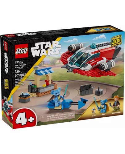Конструктор LEGO Star Wars - Червеният сокол (75384) - 1