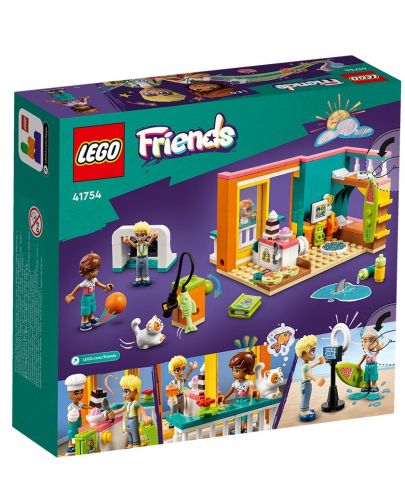 Конструктор LEGO Friends - Стаята на Лео (41754) - 2