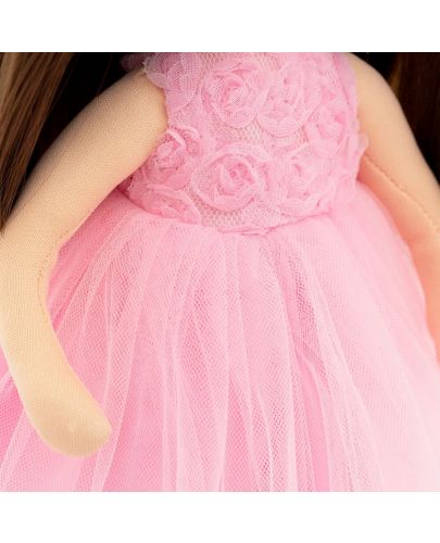 Комплект дрехи за кукла Orange Toys Sweet Sisters - Розова рокля с рози - 3