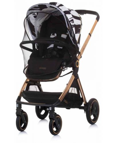 Комбинирана бебешка количка Chipolino - Елит, Черна - 7