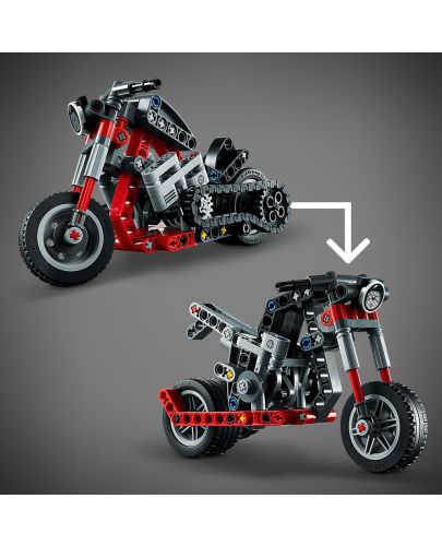 Конструктор Lego Technic - Мотоциклет 2в1 (42132) - 3