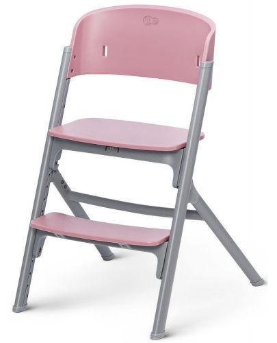 Комплект столче за хранене и шезлонг KinderKraft - Livy и Calmee, розови - 3