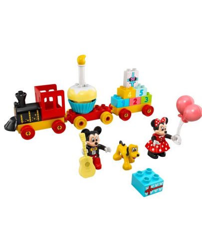 Конструктор Lego Duplo Disney - Влак за рождения ден на Mickey и Minnie (10941) - 5