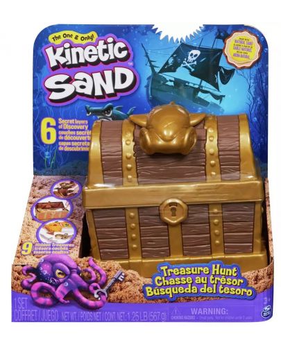 Комплект Spin Master Kinetic Sand - Търсене на съкровища - 1