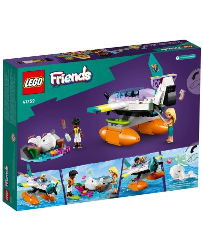 Конструктор LEGO Friends - Морски спасителен самолет (41752) - 2