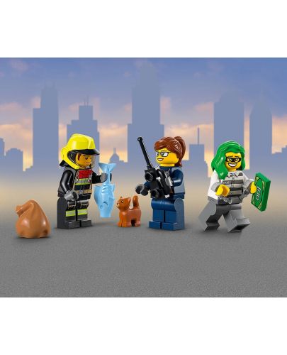 Конструктор Lego City - Спасение при пожар и полицейско преследване (60319) - 5