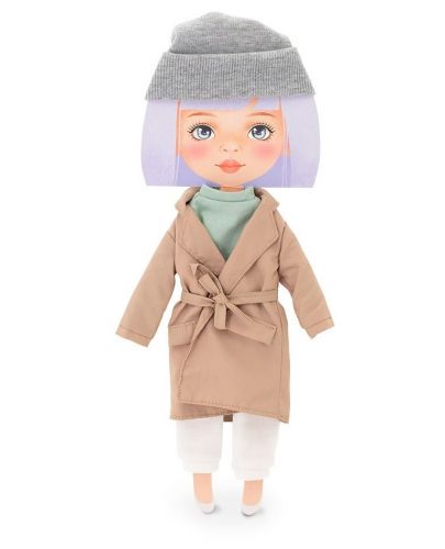 Комплект дрехи за кукла Orange Toys Sweet Sisters - Бежов шлифер - 2