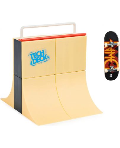 Комплект Spin Master Tech Deck - Рампа и скейтборд за пръсти, Big Vert Wall - 2