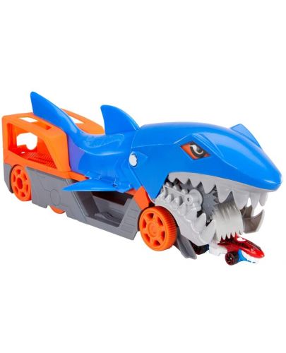 Комплект Mattel Hot Wheels - Автовоз акула, с 1 кола - 4