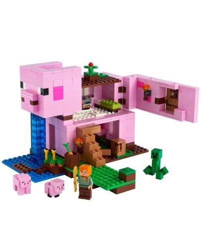 Конструктор Lego Minecraft - Къщата на прасетата (21170) - 2