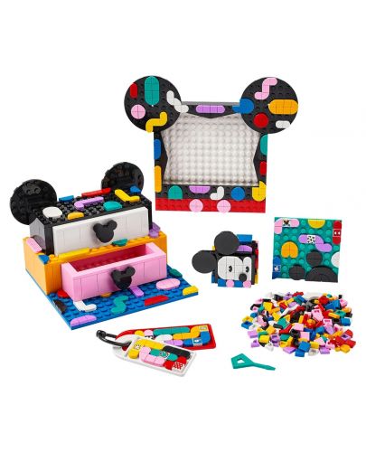 Конструктор LEGO Dots - Мики Маус и Мини Маус, Кутия за училищни проекти (41964) - 2