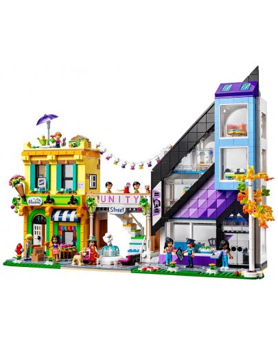 Конструктор LEGO Friends - Магазин за мебели и цветя в центъра (41732) - 3