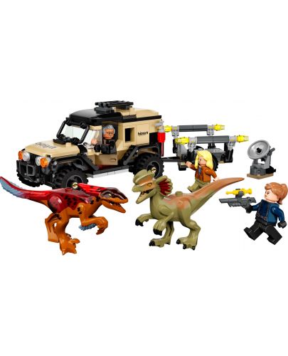 Конструктор Lego Jurassic World - Транспорт на Пирораптор и Дилофозавър (76951) - 2