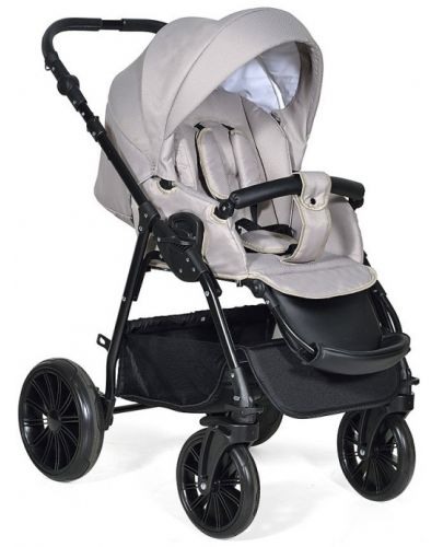Комбинирана детска количка 3в1 Baby Giggle - Torino, бежова - 3