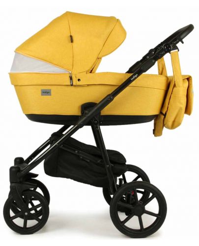 Комбинирана детска количка 3в1 Baby Giggle - Broco, жълта - 2