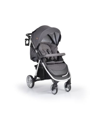 Комбинирана детска количка Cangaroo - Noble 3 в 1, тъмносива - 3