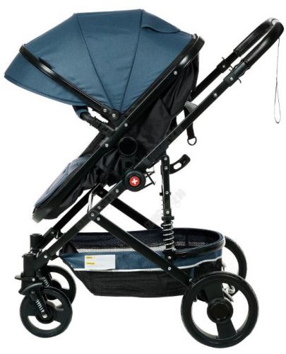Комбинирана детска количка 2 в 1 Zizito - ZI Lana, синя - 3