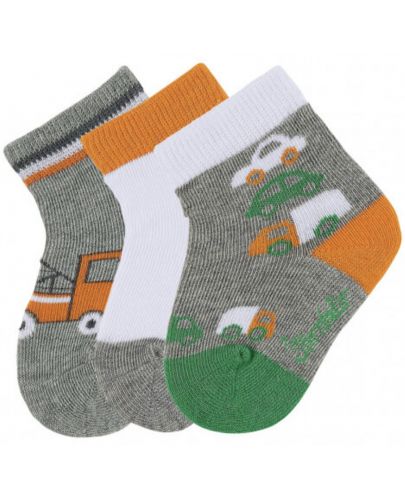Комплект бебешки чорапки Sterntaler -17/18 размер, 6-12 месеца, 3 чифта - 2