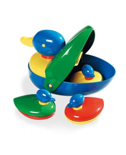 Комплект играчки за баня Ambi Toys - Семейство патета - 1