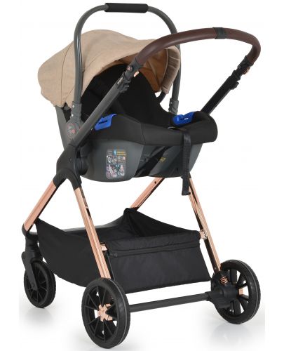 Комбинирана детска количка 3в1 Cangaroo - Empire, бежова - 4