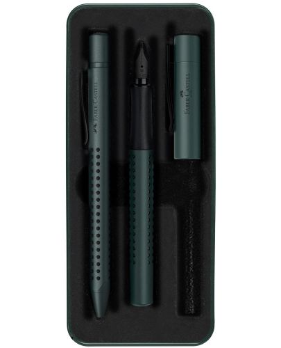 Комплект химикалка и писалка Faber-Castell Grip 2011 Mistletoe - Зелен - 1