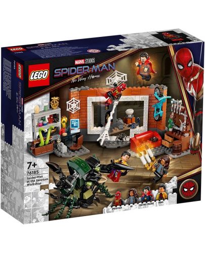 Конструктор Lego Marvel Super Heroes - Спайдърмен в работилницата (76185) - 1