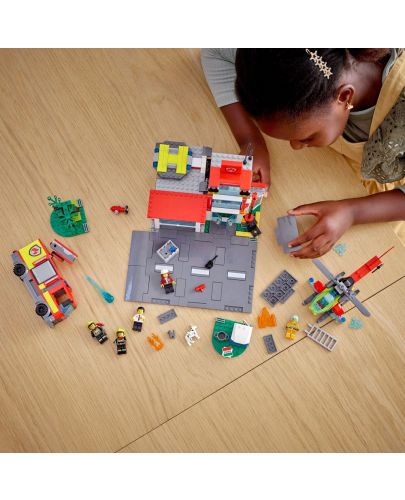 Конструктор Lego City - Пожарникарска станция (60320) - 9