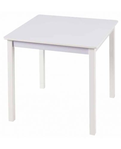 Комплект детска дървена маса с 2 столчета Ginger Home - Бял - 3