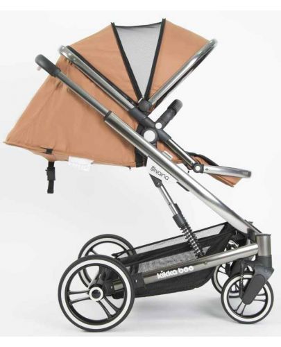 Комбинирана бебешка количка 2 в 1 KikkaBoo - Divaina, Brown - 9
