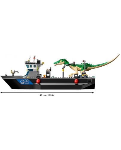 Конструктор Lego Jurassic World - Бягство с кораб на Барионикс (76942) - 8