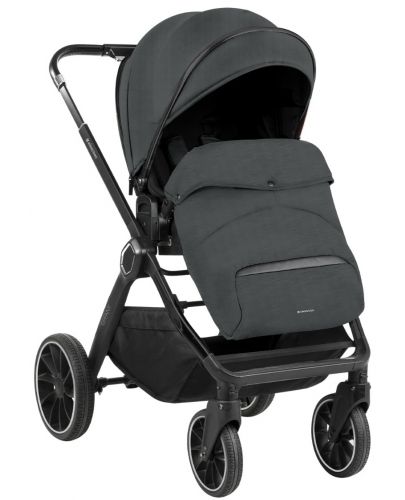 Комбинирана бебешка количка 2 в 1 KikkaBoo - Tiffany, Dark Grey - 2