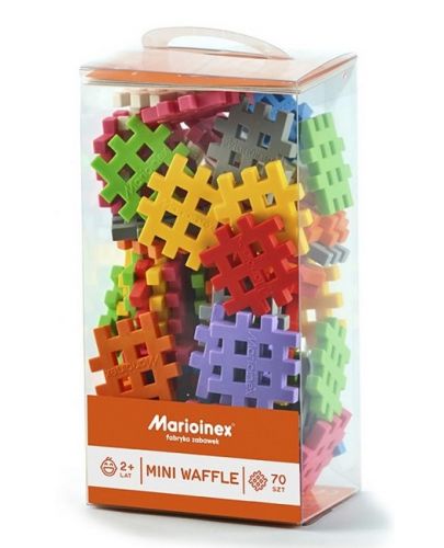 Конструктор с мини вафлени блокчета MarioInex, 70 части - 1