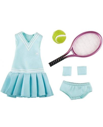 Комплект дрехи за кукла Kruselings - Екип за тенис, Луна - 1