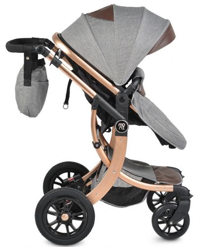 Комбинирана детска количка Moni - Sofie, тъмносива - 4