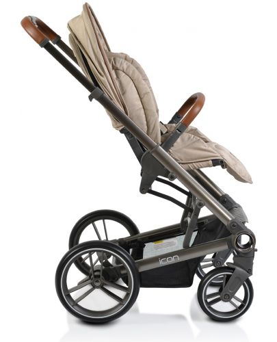 Комбинирана детска количка Cangaroo - Icon 2 в 1, бежова - 7