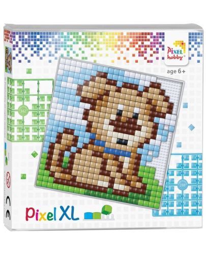 Креативен комплект с пиксели Pixelhobby - XL, Куче - 1