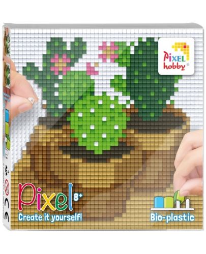 Креативен комплект с пиксели Pixelhobby Classic - Кактуси - 1