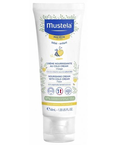 Крем за лице Mustela - With Cold cream, 40 ml - 1