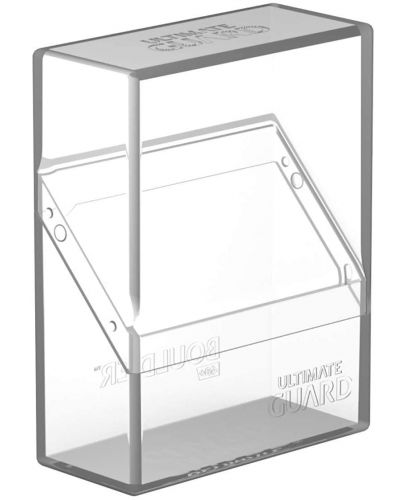 Кутия за карти Ultimate Guard Boulder Deck Case Standard Size - Clear (40 бр.) - 1